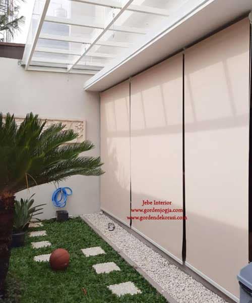 Jual roller blinds outdoor jogja